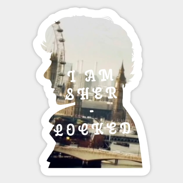 Sherlock Holmes · BBC tv show sherlock - Locked - in Sticker by Uwaki